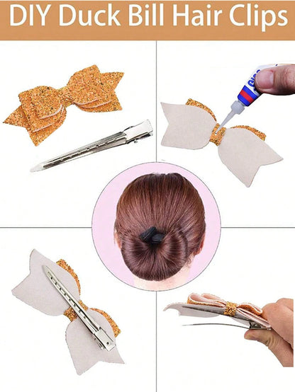 100pcs/50pcs/30pcs/20pcs/15pcs/10pcs/5pcs Women Invisible Bangs Hair Clips, Fluffy Hair Clips, Hair Pins, Hair Accessories (Suitable For Personalized Makeup, Hair Salon, Photography Studio) Student Su