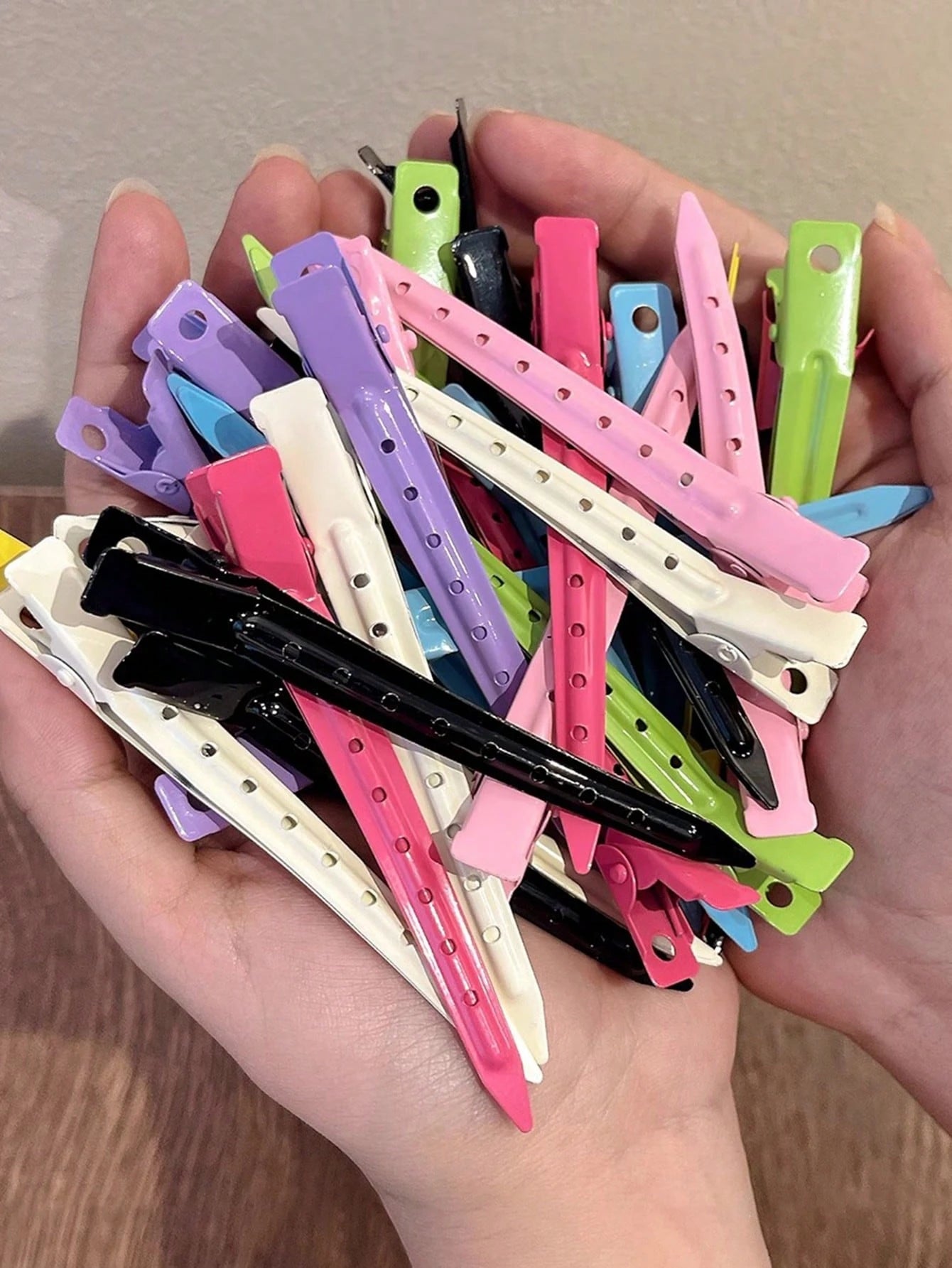 100pcs/50pcs/30pcs/20pcs/15pcs/10pcs/5pcs Women Invisible Bangs Hair Clips, Fluffy Hair Clips, Hair Pins, Hair Accessories (Suitable For Personalized Makeup, Hair Salon, Photography Studio) Student Su