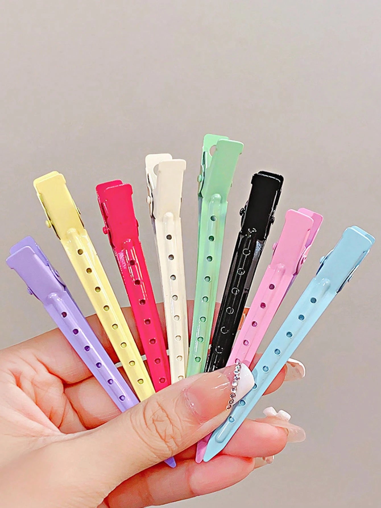 100pcs/50pcs/30pcs/20pcs/15pcs/10pcs/5pcs Women Invisible Bangs Hair Clips, Fluffy Hair Clips, Hair Pins, Hair Accessories (Suitable For Personalized Makeup, Hair Salon, Photography Studio) Student Su