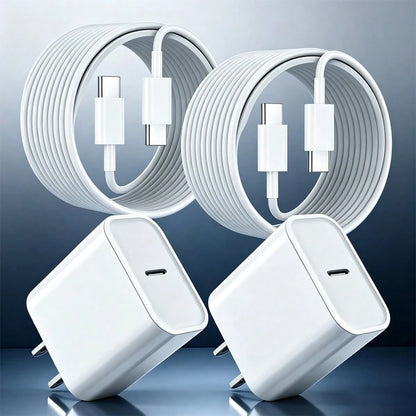 10FT/3M For Phone 15 16 Charger Fast Charging, 10 FT Long USB C Charger Cord With 20W Type C Phone Fast Charging Block For Phone 16/16 Pro/16 Pro Max/16 Plus, Phone 15/15 Pro/15 Pro Max/15 Plus,Pad,An