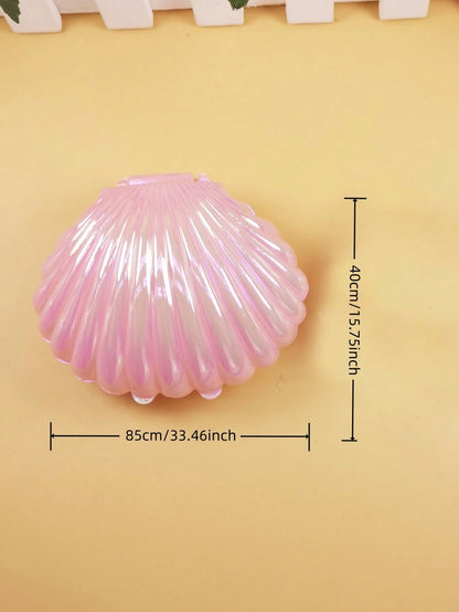 10pcs Mermaid Theme Mini Shell Candy Boxes, Plastic Mini Shell Gift Boxes, Underwater Theme Birthday Party, Baby Shower, Jewelry Storage, Wedding Candy Boxes, Wedding, Baby Shower Decor, Bridal Shower