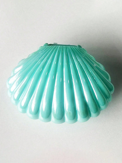 10pcs Mermaid Theme Mini Shell Candy Boxes, Plastic Mini Shell Gift Boxes, Underwater Theme Birthday Party, Baby Shower, Jewelry Storage, Wedding Candy Boxes, Wedding, Baby Shower Decor, Bridal Shower