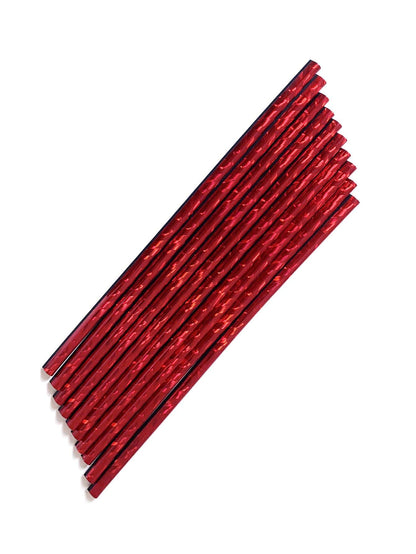 10pcs Red PVC Car Air Outlet Strip