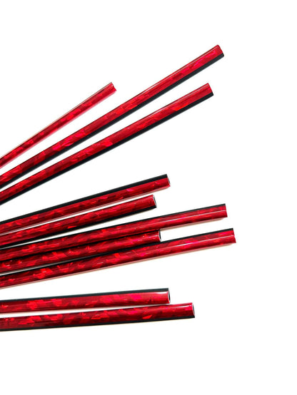 10pcs Red PVC Car Air Outlet Strip