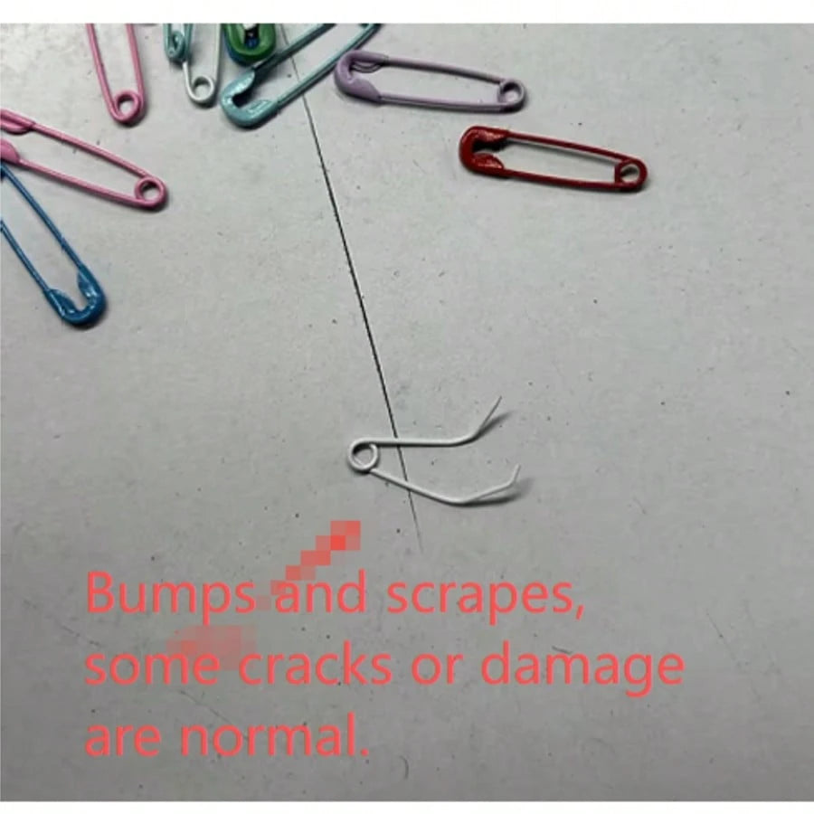 120pcs Box Mini Safety Pins, Suitable For DIY Clothing And Crafts- Black And White Colors- Durable And Rust-Resistant