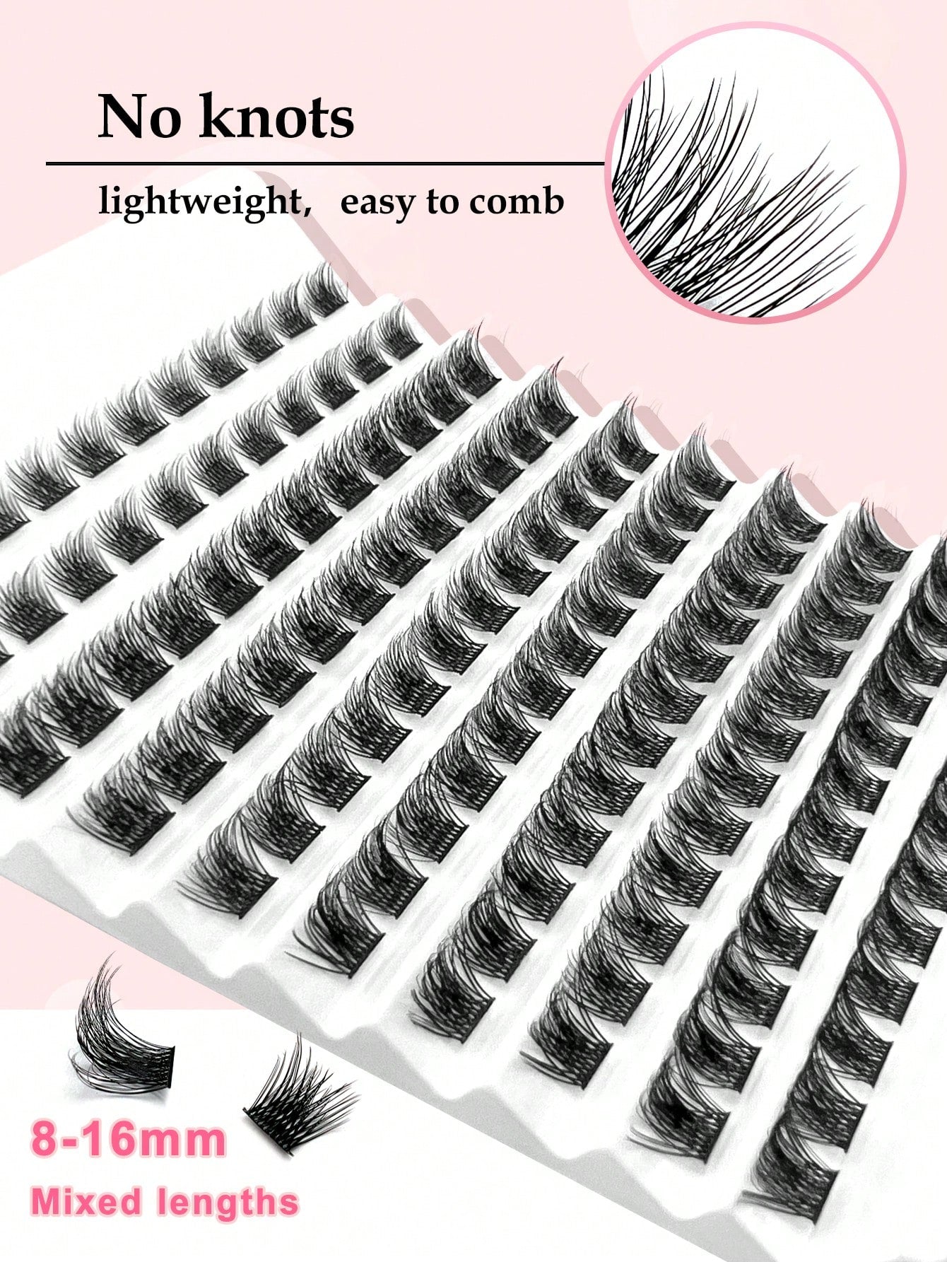 120pcs Individual False Eyelashes, DIY Eyelash Extension, Lightweight Soft Cluster Lashes For Daily Wear, Natural Looking Lash Strips