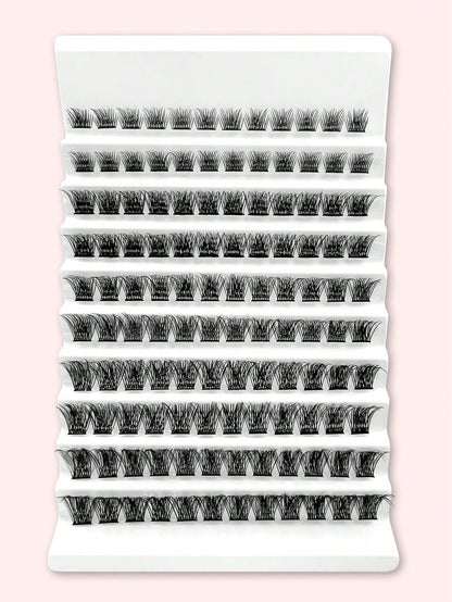 120pcs Individual False Eyelashes, DIY Eyelash Extension, Lightweight Soft Cluster Lashes For Daily Wear, Natural Looking Lash Strips