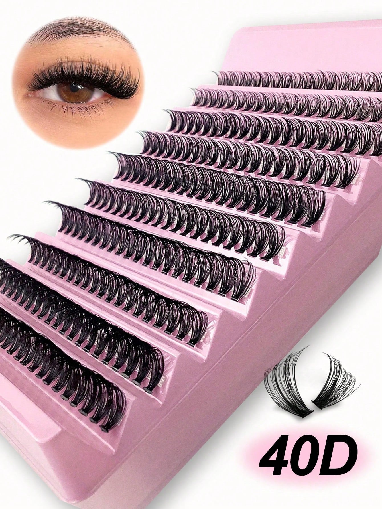 120pcs Individual False Eyelashes, DIY Eyelash Extension, Lightweight Soft Cluster Lashes For Daily Wear, Natural Looking Lash Strips