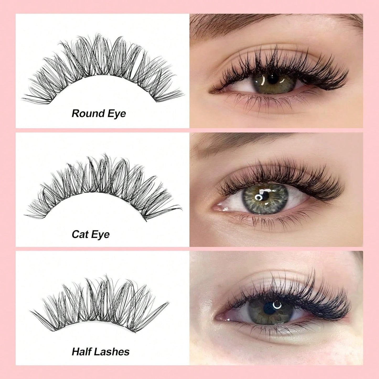 120pcs Individual False Eyelashes, DIY Eyelash Extension, Lightweight Soft Cluster Lashes For Daily Wear, Natural Looking Lash Strips