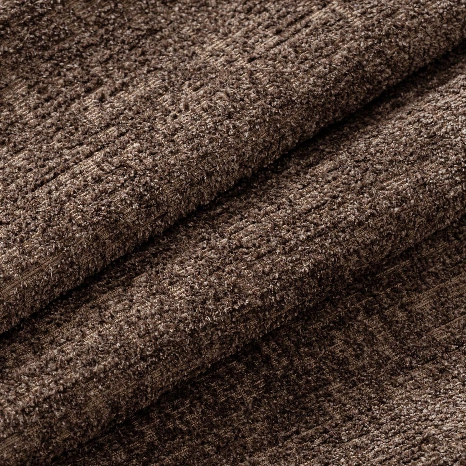 1pc 18x18 Inch Brown Sofa Pillow Case, Soft Comfortable Textured Chenille Pillow Cover, Suitable For Home Decor, Sofa, Living Room Cushion, Bedroom