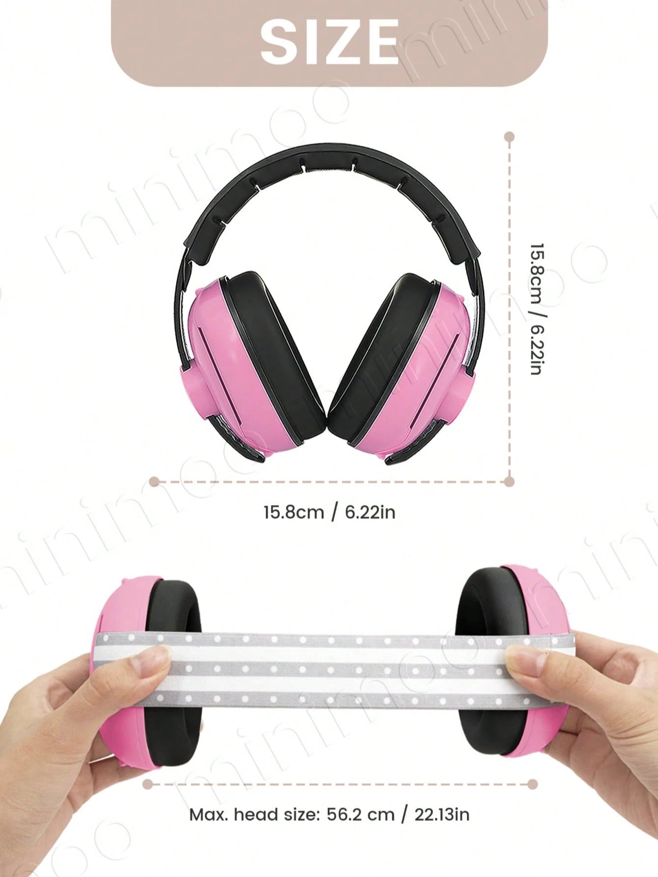 1PC 2-In-1 Noise Cancelling Headphones For Kids, Babies Ear Protection Earmuffs Noise Reduction For 0-3 Years Babies, Toddlers, Infant