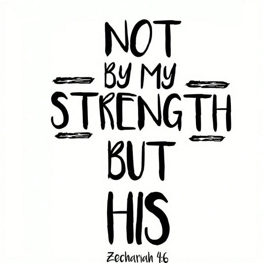 1pc/2pcs/3pcs Christian Bible Themed Heat Transfer Stickers, 3-Piece Set, Suitable As Christian Gifts, Bible Verse Gifts, "Not By Might Nor By Power, But By My Spirit" Washable Heat Transfer Stickers
