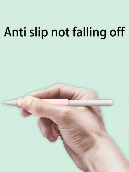 1pc/2pcs/4pcs/8pcs Silicone Pen Sleeve Grip, For 1st/2nd Generation Touch Screen Pens, Universal