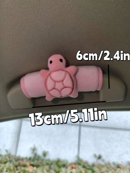 1pc/2pcs Car Door Handle Cover, Turtle Shaped Car Door Handle Protector, Armrest Cover, Suitable For Universal Car Models, Creative Cute Car Door Handle Cover, Universal Car Interior Decoration Turtle