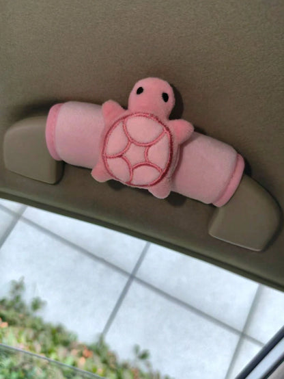 1pc/2pcs Car Door Handle Cover, Turtle Shaped Car Door Handle Protector, Armrest Cover, Suitable For Universal Car Models, Creative Cute Car Door Handle Cover, Universal Car Interior Decoration Turtle