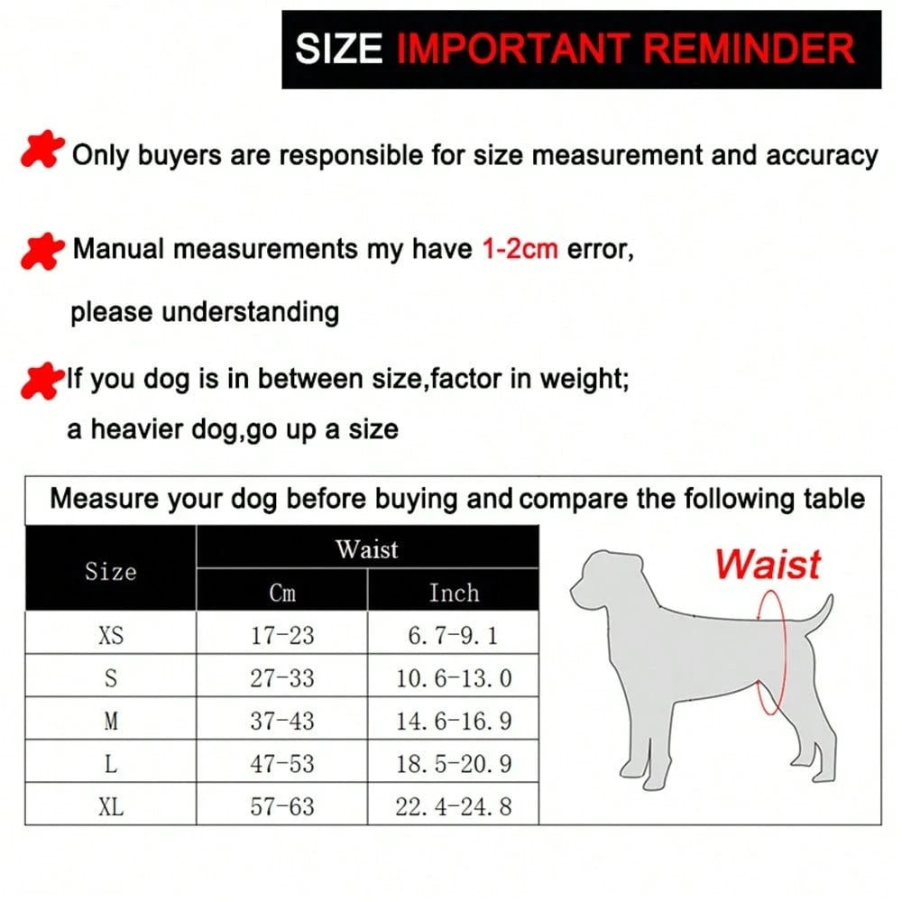 1pc/3pcs Reusable High Absorbency Male Dog Diapers, Washable Belly Bands For Male Dog Incontinence And Puppy Training
