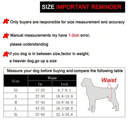 1pc/3pcs Reusable High Absorbency Male Dog Diapers, Washable Belly Bands For Male Dog Incontinence And Puppy Training