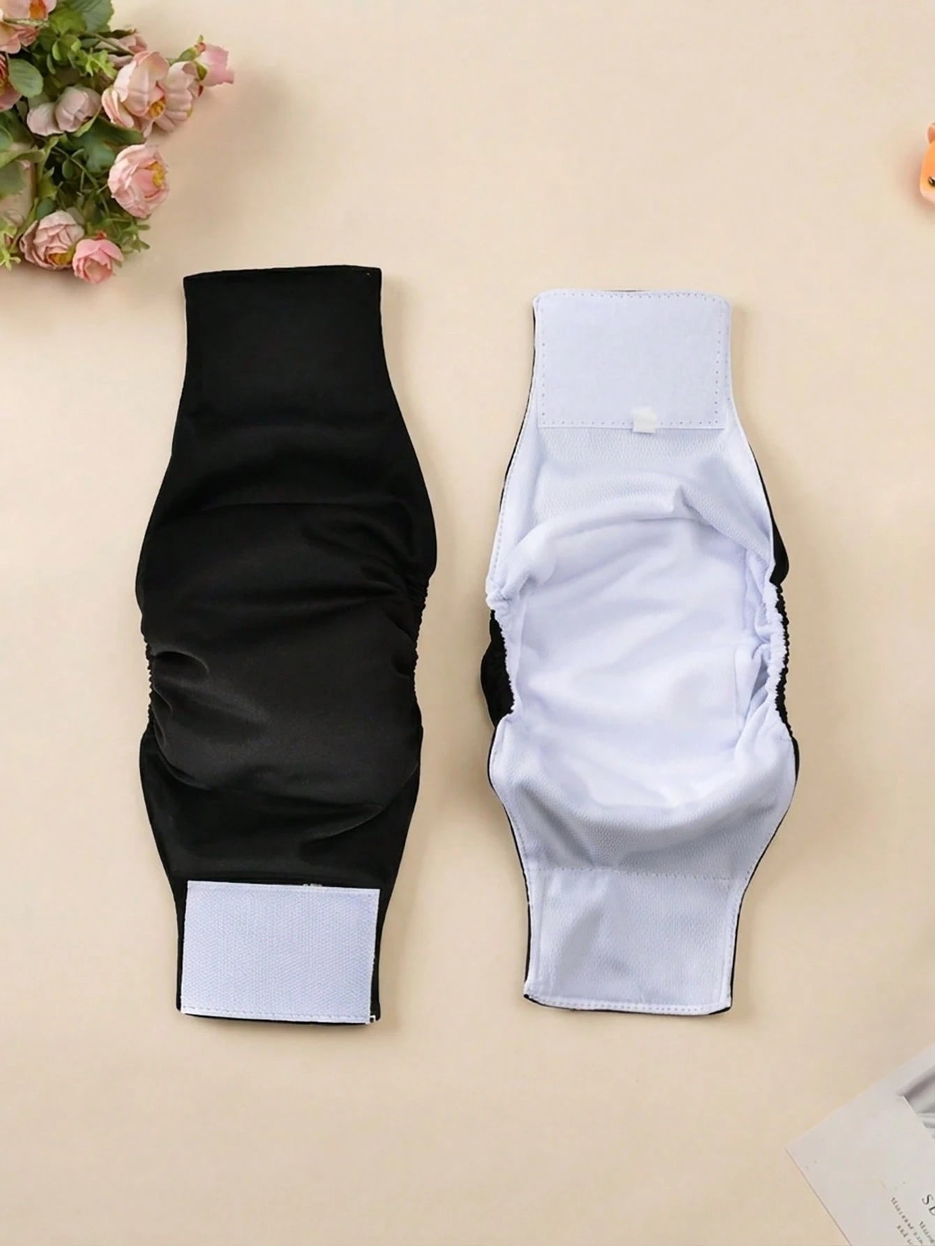 1pc/3pcs Reusable High Absorbency Male Dog Diapers, Washable Belly Bands For Male Dog Incontinence And Puppy Training