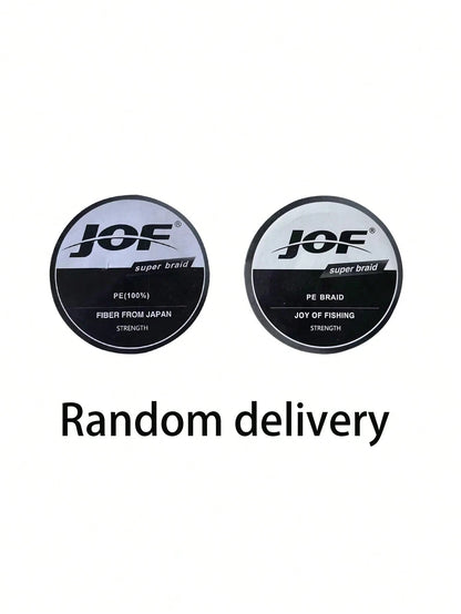 1pc 4-Strand PE Fishing Line, 300m/500m/1000m, Super Strong Tensile Strength, Wear-Resistant, Ultra Smooth, Far Casting Distance, 8-80lbs, Random Sticker