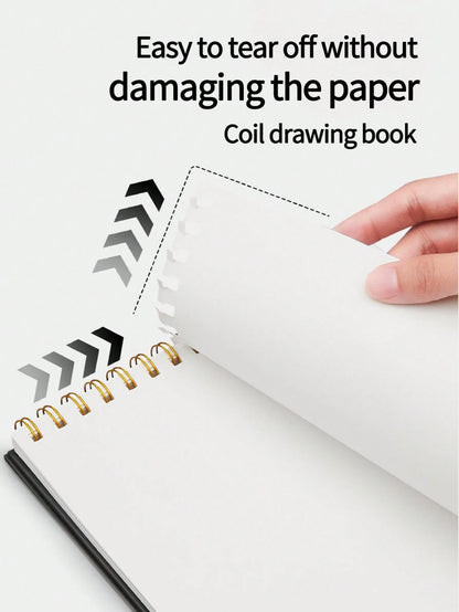 1pc A4 Marker Paper Sketchbook For Hand-Drawn Manga, Drawing, Sketching, Art Students, Marker Painting, Doodle, Blank Drawing Paper Set