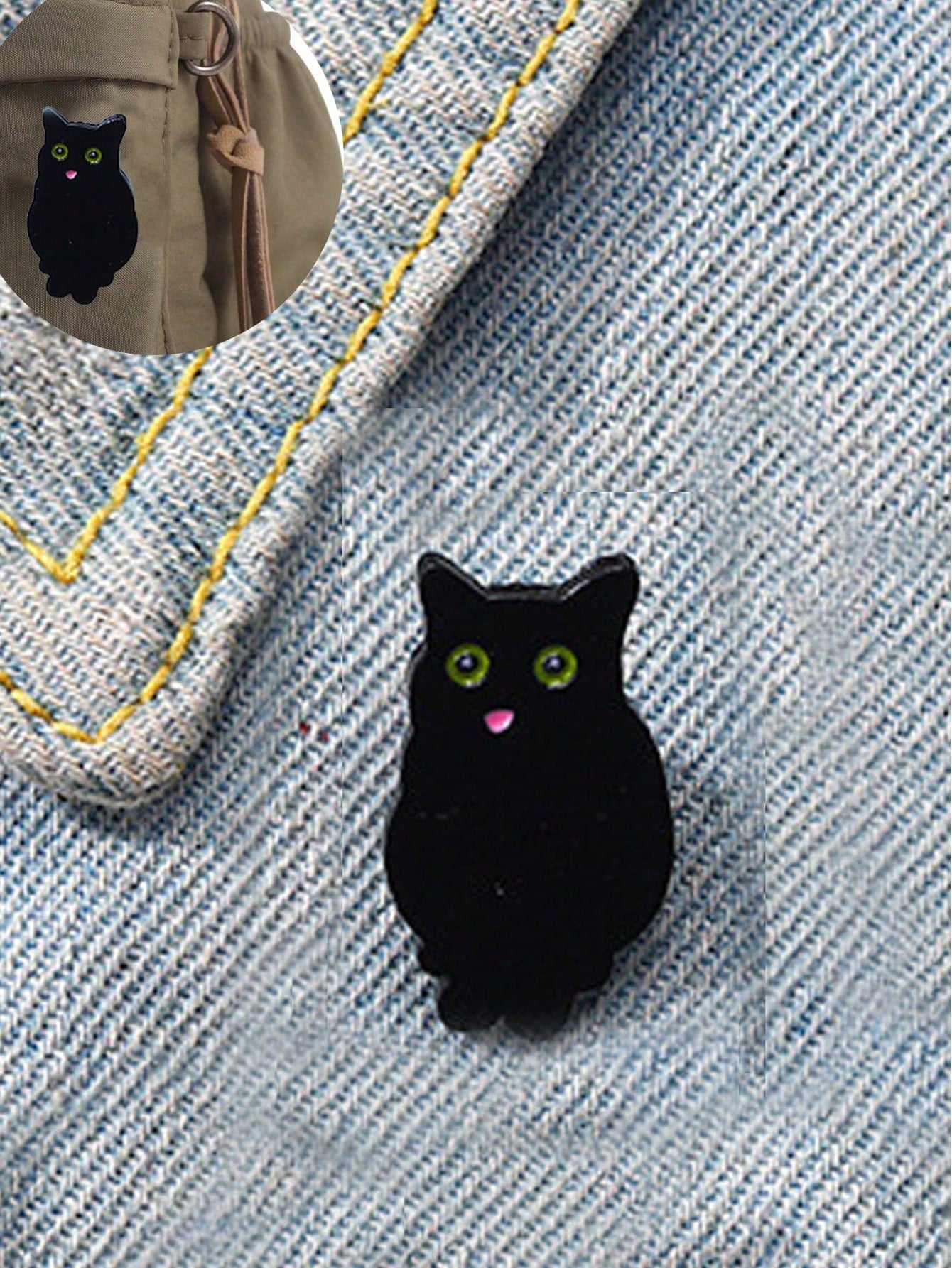 1pc Aluminum Alloy Black Owl Enamel Brooch, Bag Accessory, Valentine's Gift, Fashion Versatile, Suitable For Teenagers, Women, College Students, Teachers, Office Ladies, Newlyweds, Can Be Used As Gift