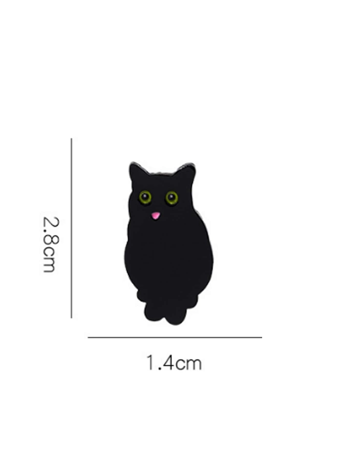 1pc Aluminum Alloy Black Owl Enamel Brooch, Bag Accessory, Valentine's Gift, Fashion Versatile, Suitable For Teenagers, Women, College Students, Teachers, Office Ladies, Newlyweds, Can Be Used As Gift