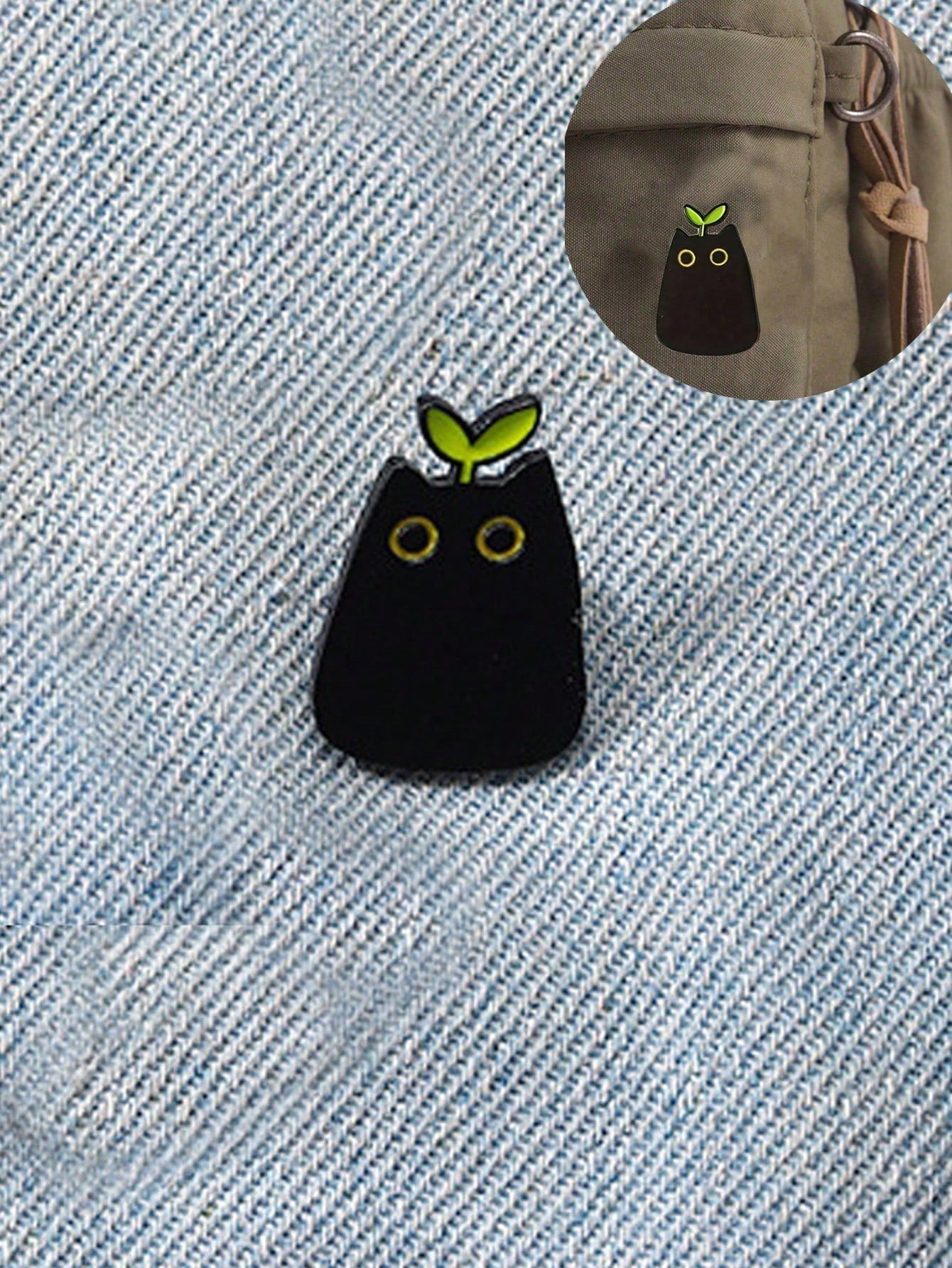 1pc Aluminum Alloy Black Owl Enamel Brooch, Bag Accessory, Valentine's Gift, Fashion Versatile, Suitable For Teenagers, Women, College Students, Teachers, Office Ladies, Newlyweds, Can Be Used As Gift