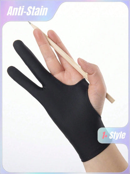 1pc Anti-Stain Coating Glove, Prevents Abrasions, Sweating And Dirt, Suitable For Both Men And Women, Used For Painting And Sketching Back To School