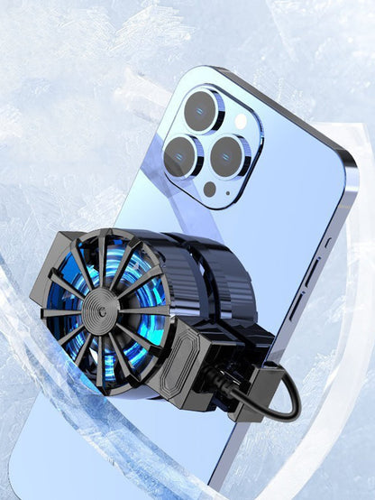 1pc Back Clip Usb Cooling Fan With Heat Sink For Mobile Phone Gaming And Live Streaming For Mute Game E-Sports Gaming Accessories, Phone Cooler