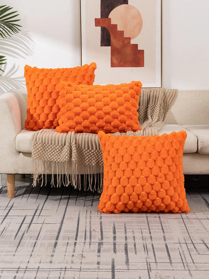 1pc Bohemian Style Square Cushion Cover With Turtle Pattern, Made Of Plush, Suitable For Both Indoor And Outdoor Use In All Seasons, Perfect For Living Room And Bedroom.