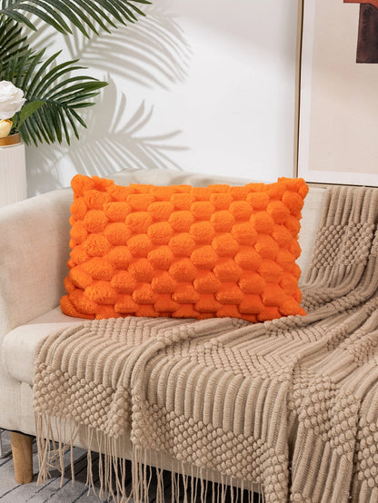 1pc Bohemian Style Square Cushion Cover With Turtle Pattern, Made Of Plush, Suitable For Both Indoor And Outdoor Use In All Seasons, Perfect For Living Room And Bedroom.
