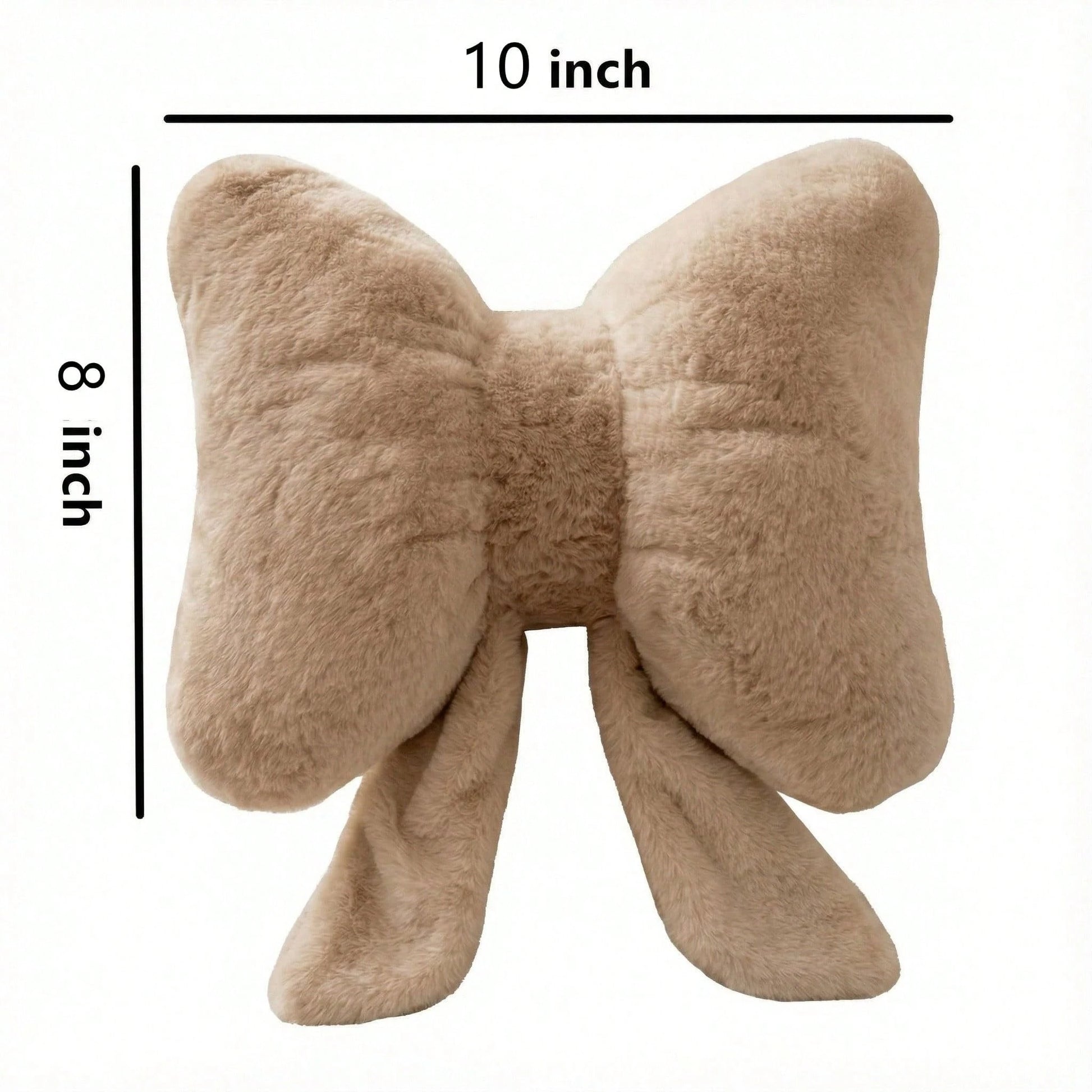 1pc Bowknot Decorative Cute Throw Pillow, Soft Plush Cushion For Bed Sofa Home Decor, Suitable For Sofa Bedroom Living Room, Indoor Decoration, Pillowcase, Wedding, Bedroom Decor, Valentine's Day, Tha