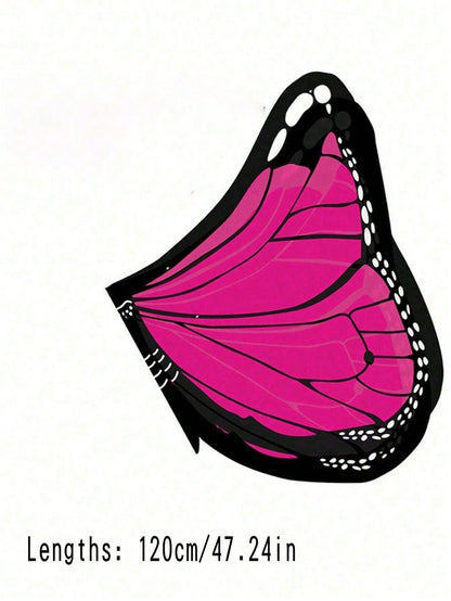 1pc Butterfly Cape, Angel Butterfly Wings, Party Costume, Children's Stage Performance, Suitable For Children And Teens Holiday Costume Prop