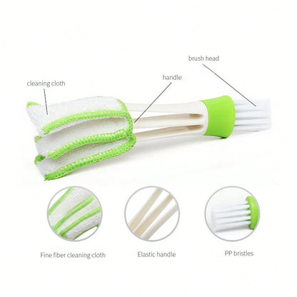 1pc Car Interior Cleaning Brush With Soft Bristles For Cleaning Dust And Debris In Small Gaps And Vents, Versatile Car Cleaning Tool For Dashboard And Air Vent, Automotive Detailing Brush