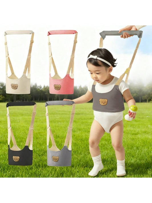 1pc Cartoon Baby Walking Safety Harness Leash, Suitable For 6-36 Months Toddlers- Handheld Baby Walker Assistant- Adjustable Infant Learning To Walk Aid- Safety Strap For Standing And Walking Pract