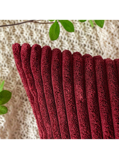 1pc Corduroy Striped Pillowcase