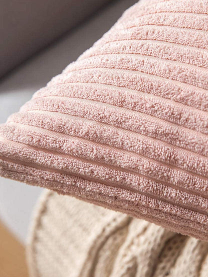 1pc Corduroy Striped Pillowcase