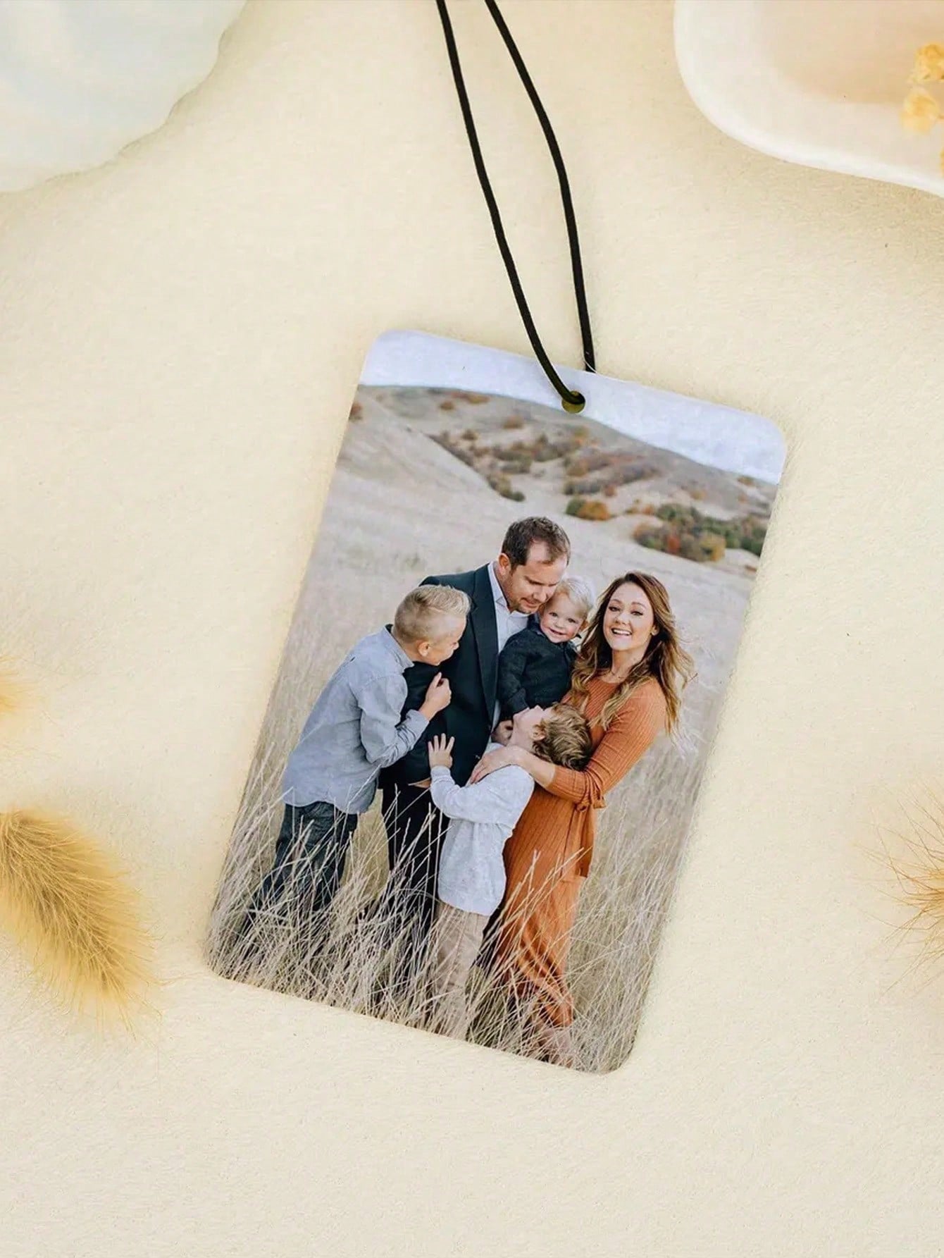 1pc Customized Acrylic Rearview Mirror Hanging Ornament, Suitable For Couples, Personalized Car Hanging Decor, Customized Rearview Mirror Hanging Photo Personalized Car Accessory, Customizable Image P