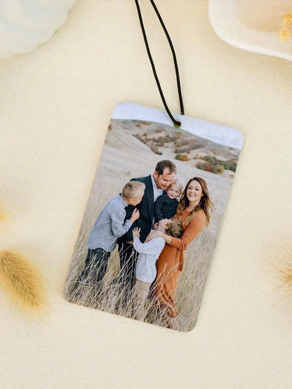 1pc Customized Acrylic Rearview Mirror Hanging Ornament, Suitable For Couples, Personalized Car Hanging Decor, Customized Rearview Mirror Hanging Photo Personalized Car Accessory, Customizable Image P
