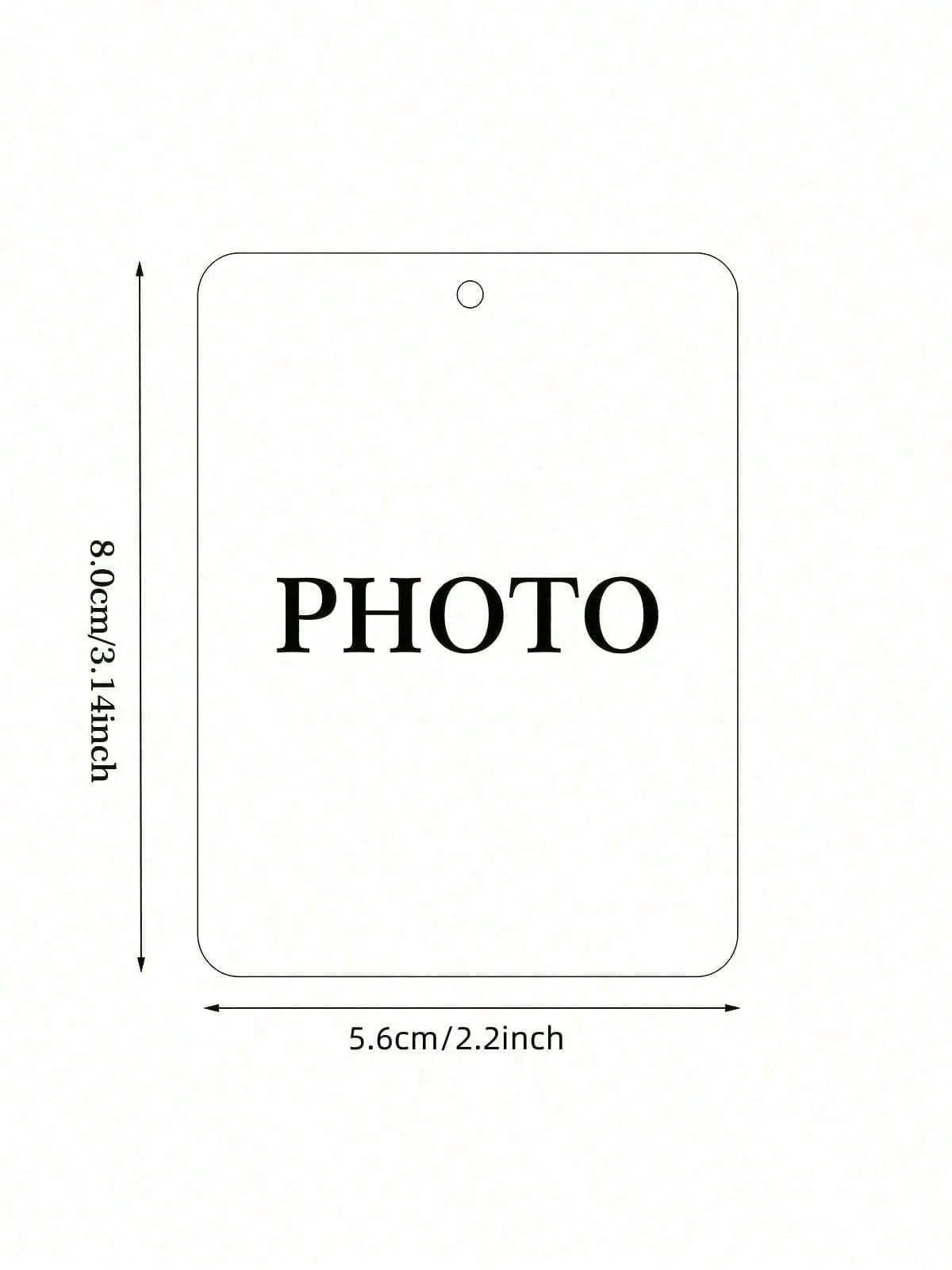 1pc Customized Acrylic Rearview Mirror Hanging Ornament, Suitable For Couples, Personalized Car Hanging Decor, Customized Rearview Mirror Hanging Photo Personalized Car Accessory, Customizable Image P