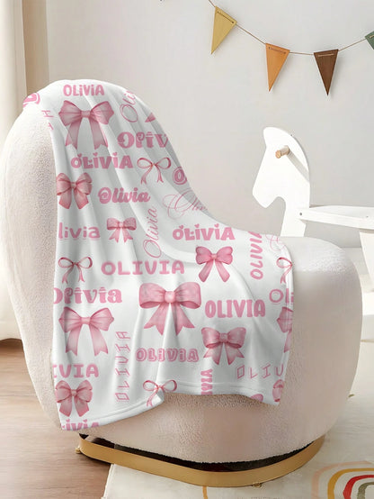 1pc Customized Personalized Blanket, Text Blanket, DIY Blanket, Patterned Blanket, Memorial Blanket. Tapestry Blanket, Photo Portrait Blanket Design, Suitable For Girls, Boys, Adults, Valentine's Day