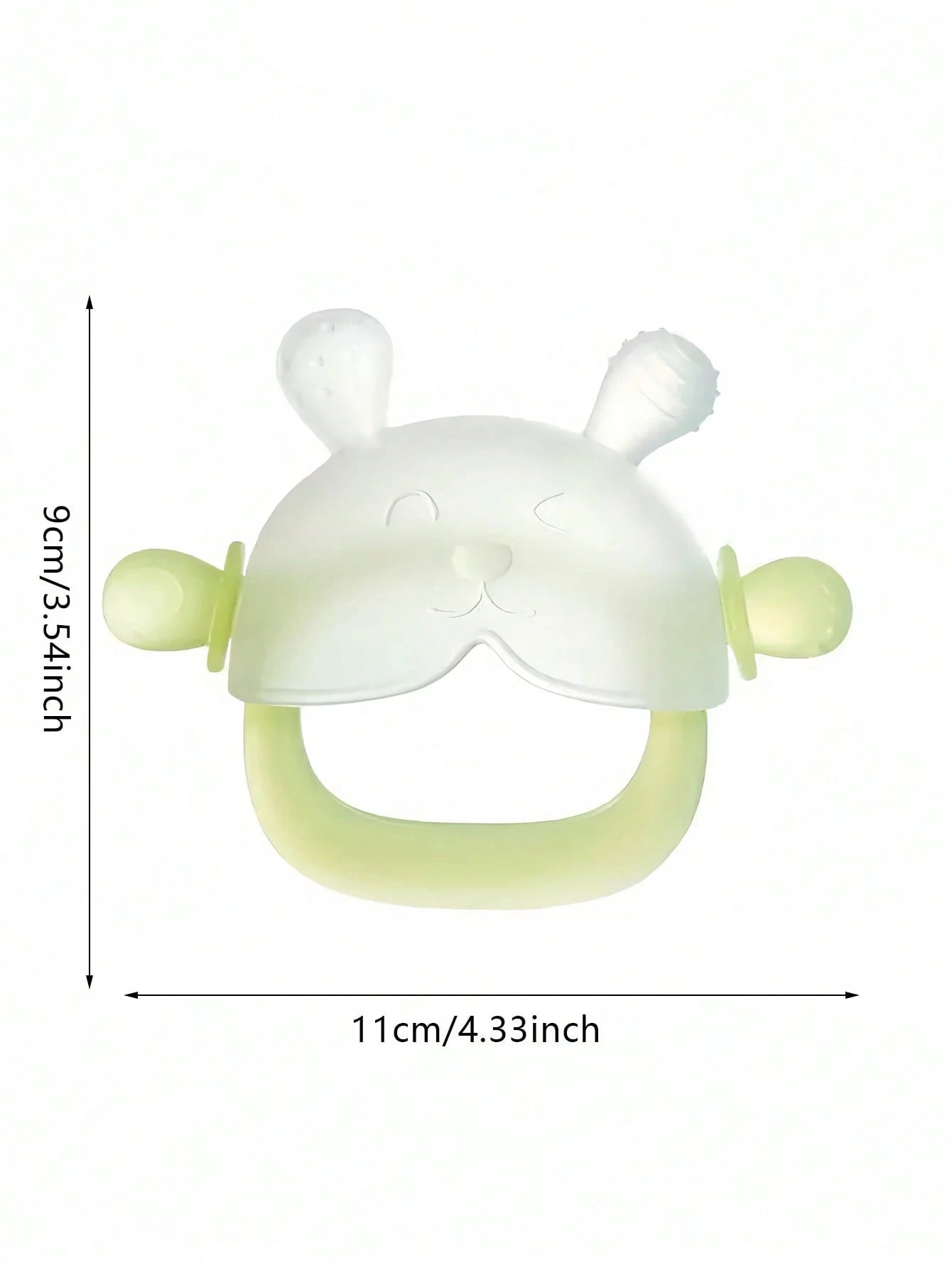 1pc Cute Animal Shaped Baby Teether, Helps Baby Happily Teethe, Baby Handguard Teether, Trains Grasping Ability, Teething Ring Teether, Anti-Thumb Sucking Device, Soft Silicone Teether Can Be Boiled