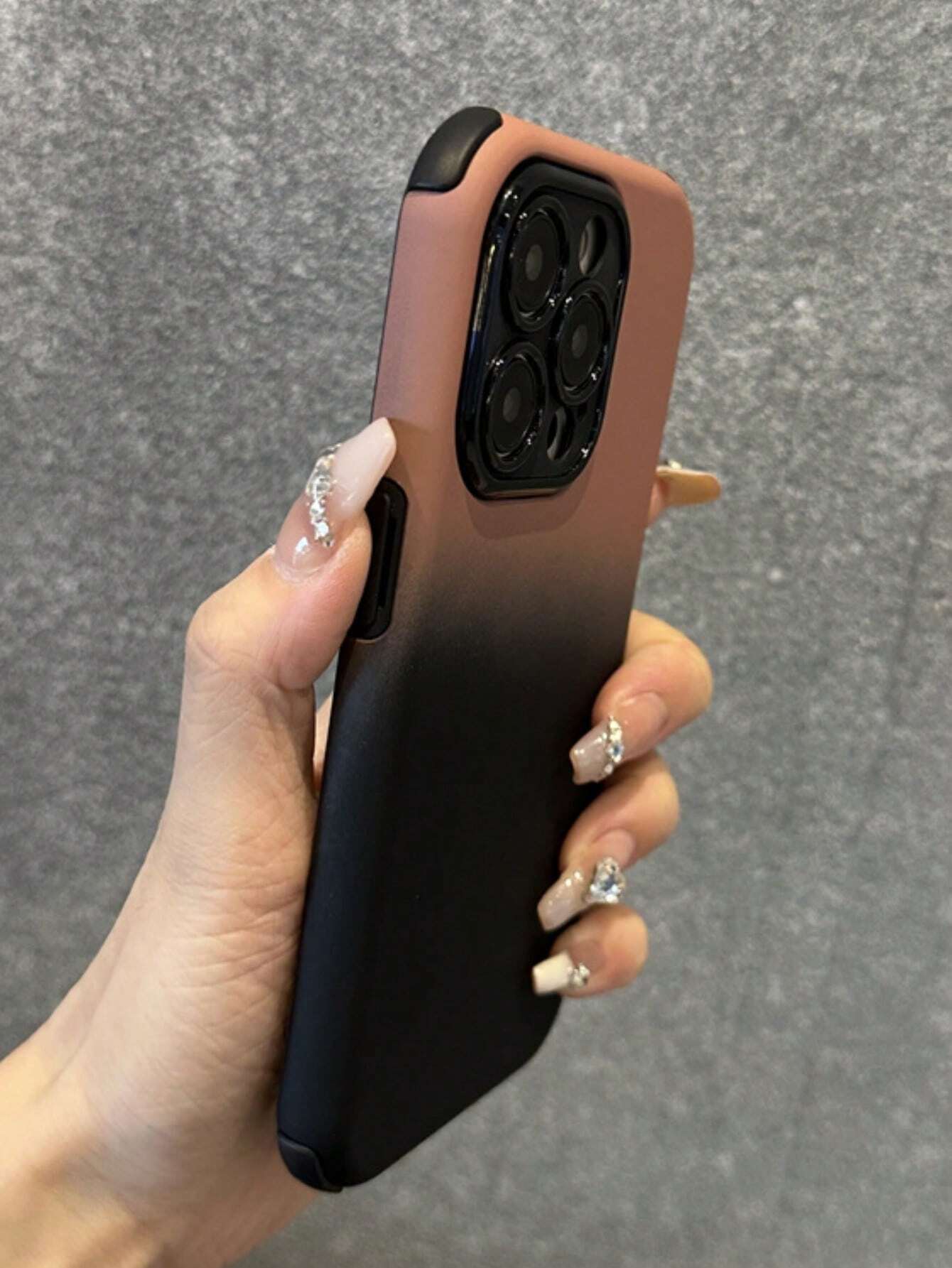 1pc Cute Gradient Color Anti-Drop Phone Case For IPhone 17 Pro Max AIR 16 15 14 13 12 11 Pro Max Plus Skin-Feel Lens Protection Soft Silicone Cover