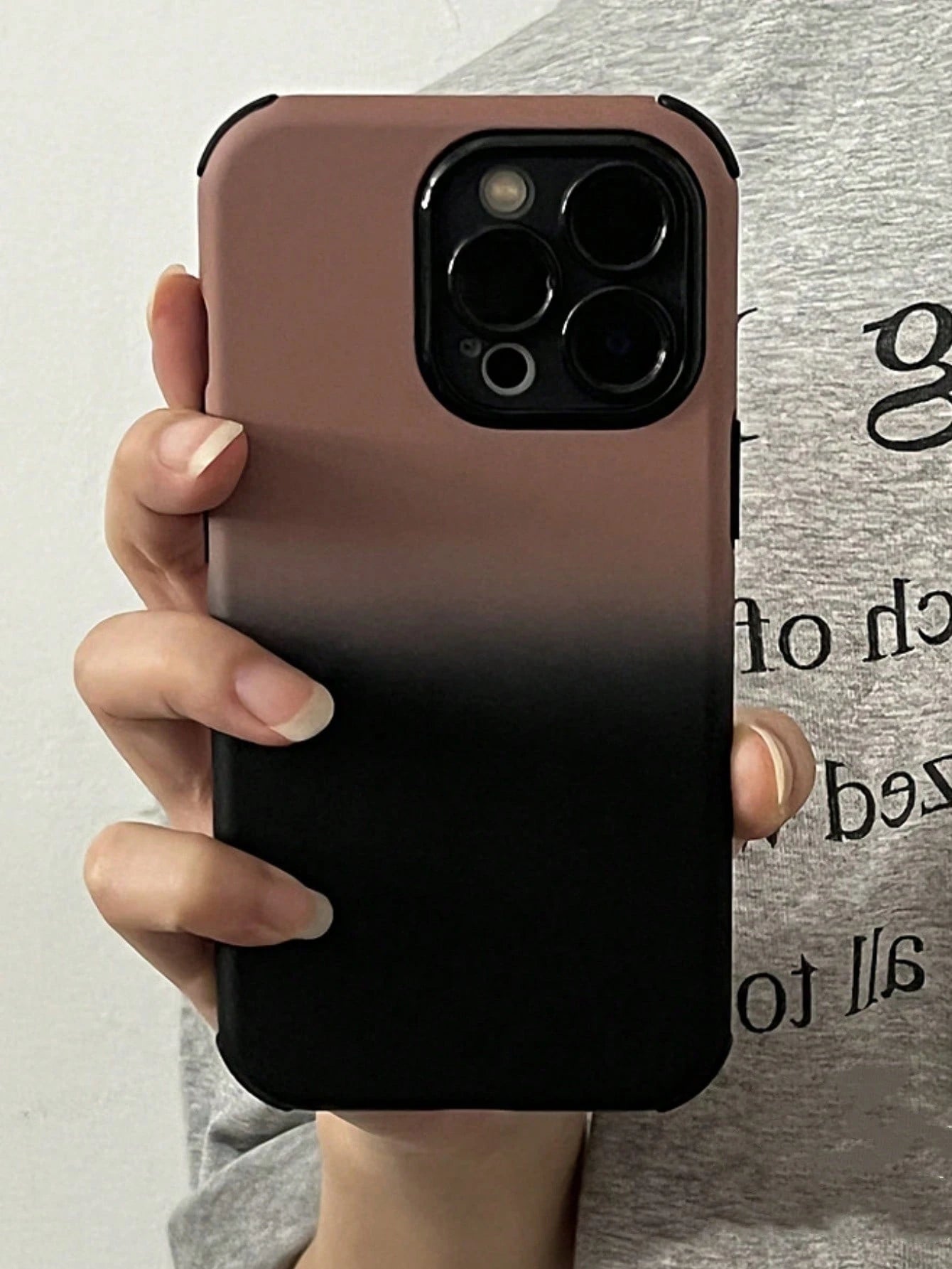 1pc Cute Gradient Color Anti-Drop Phone Case For IPhone 17 Pro Max AIR 16 15 14 13 12 11 Pro Max Plus Skin-Feel Lens Protection Soft Silicone Cover