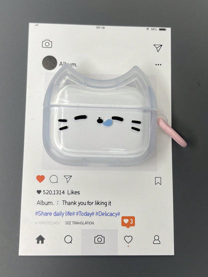 1pc Cute Sleeping Cat Apple Case