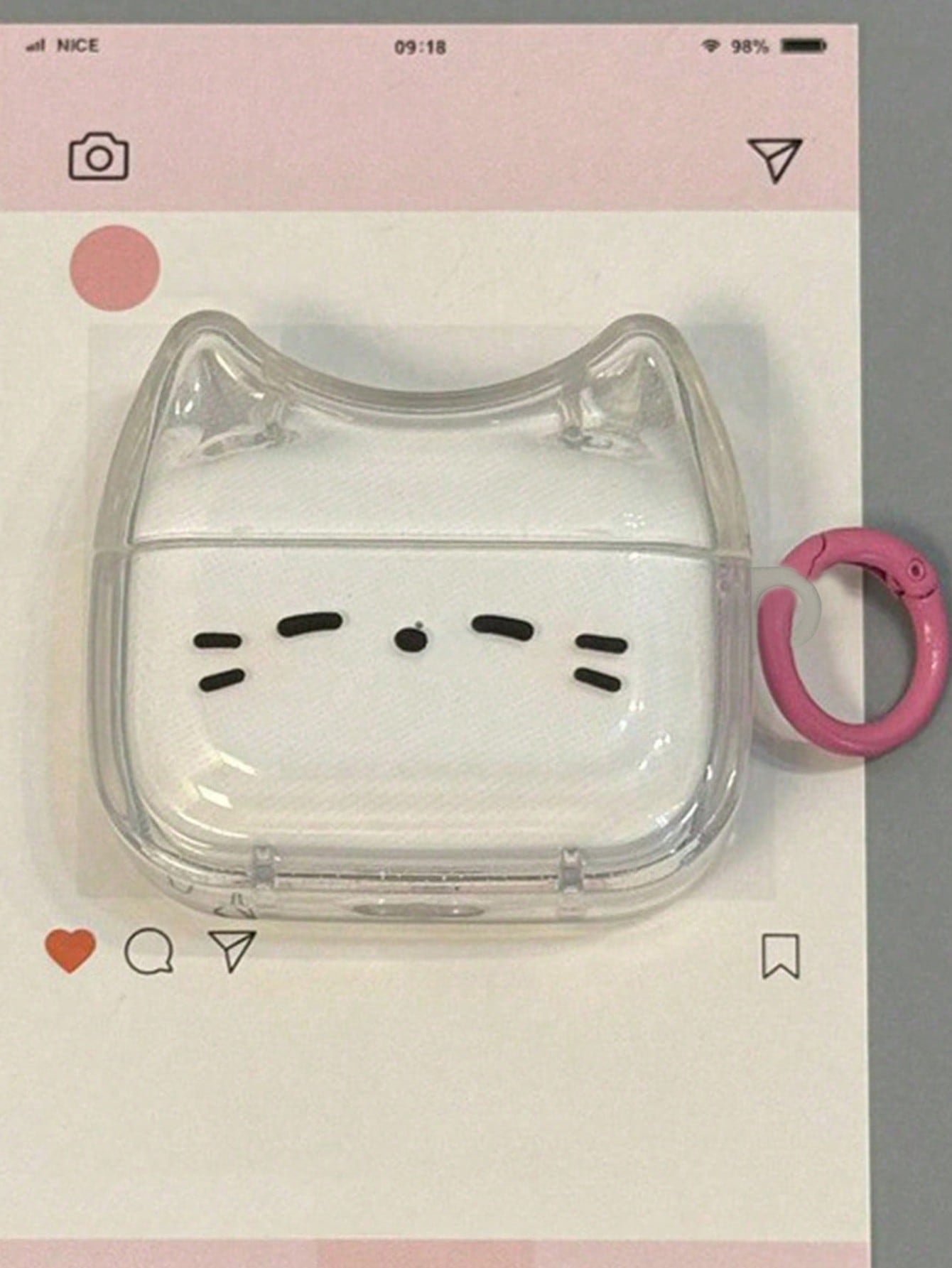 1pc Cute Sleeping Cat Apple Case