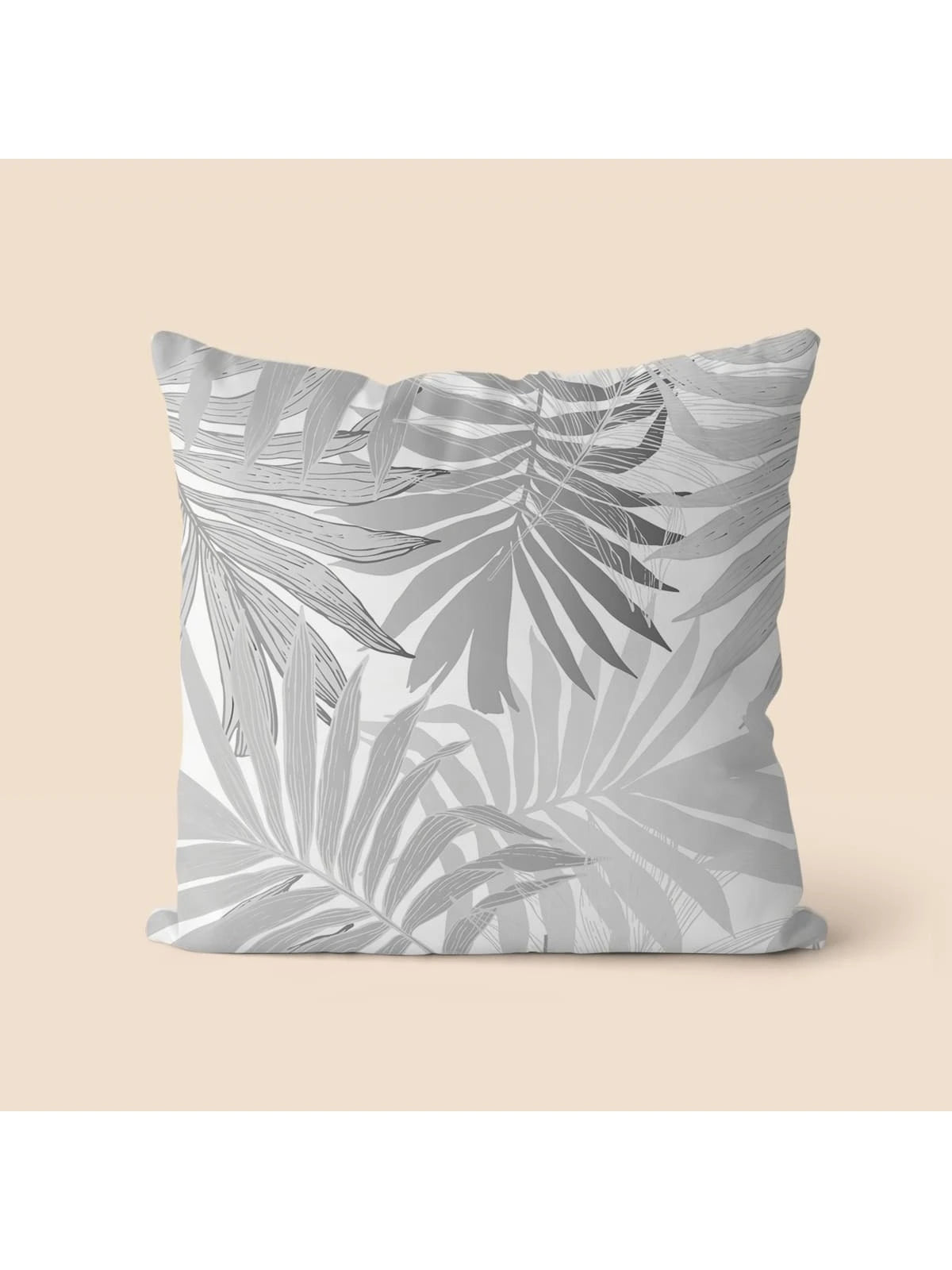 1pc Dandelion Embroidery-Look Throw Pillow Cover, 2D Flat Printing, Wabi-Sabi Natural Floral Home Decor Cushion Cover, Polyester Square Single-Sided Printed Pillow Sham, Machine Washable, Zipper Closu