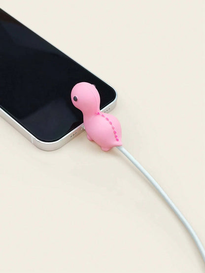 1pc Dinosaur Design Data Cable Protector Charger Protector