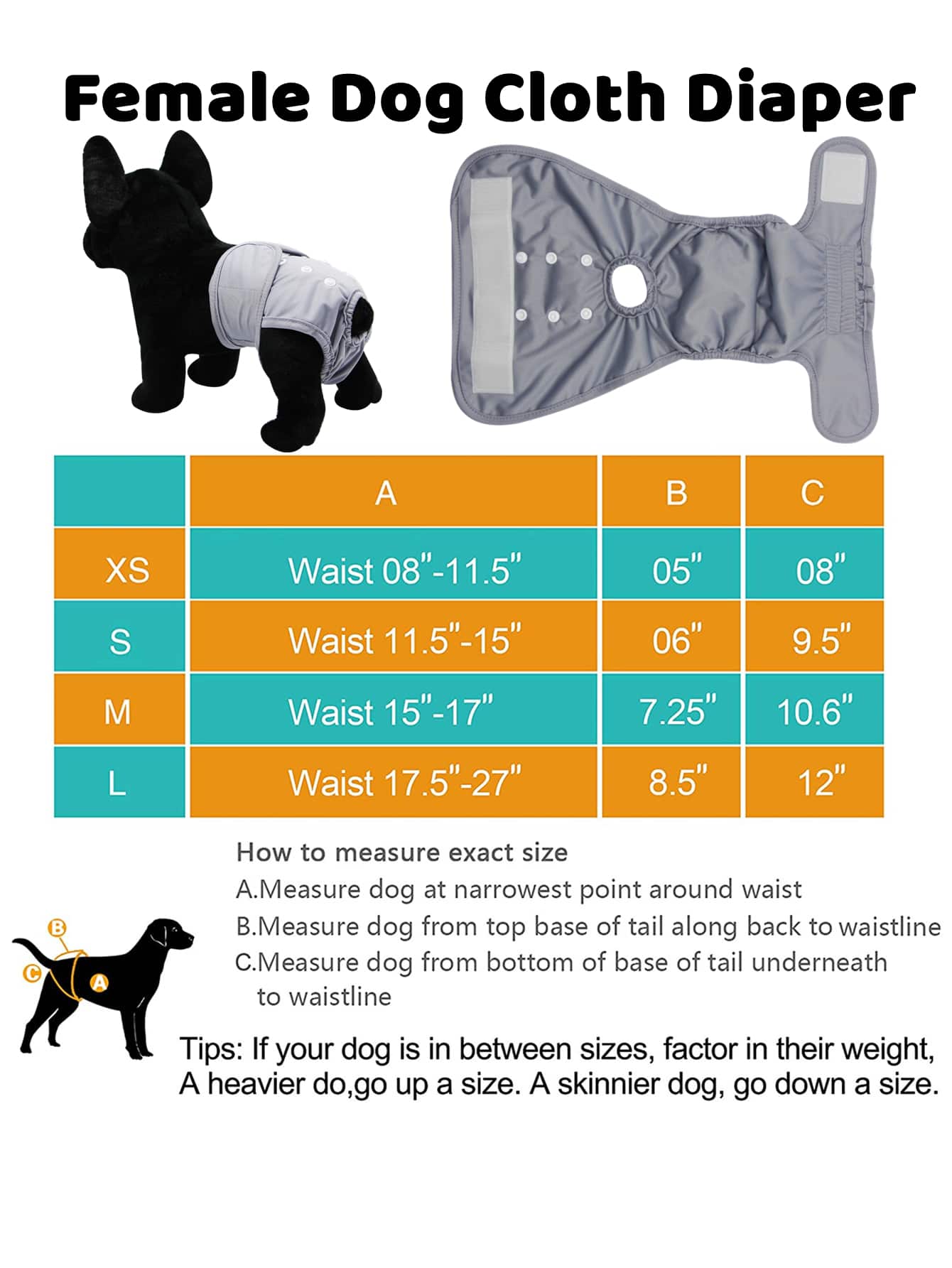 1pc Dog Cloth Diaper
