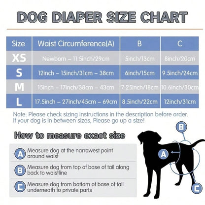 1pc Dog Cloth Diaper